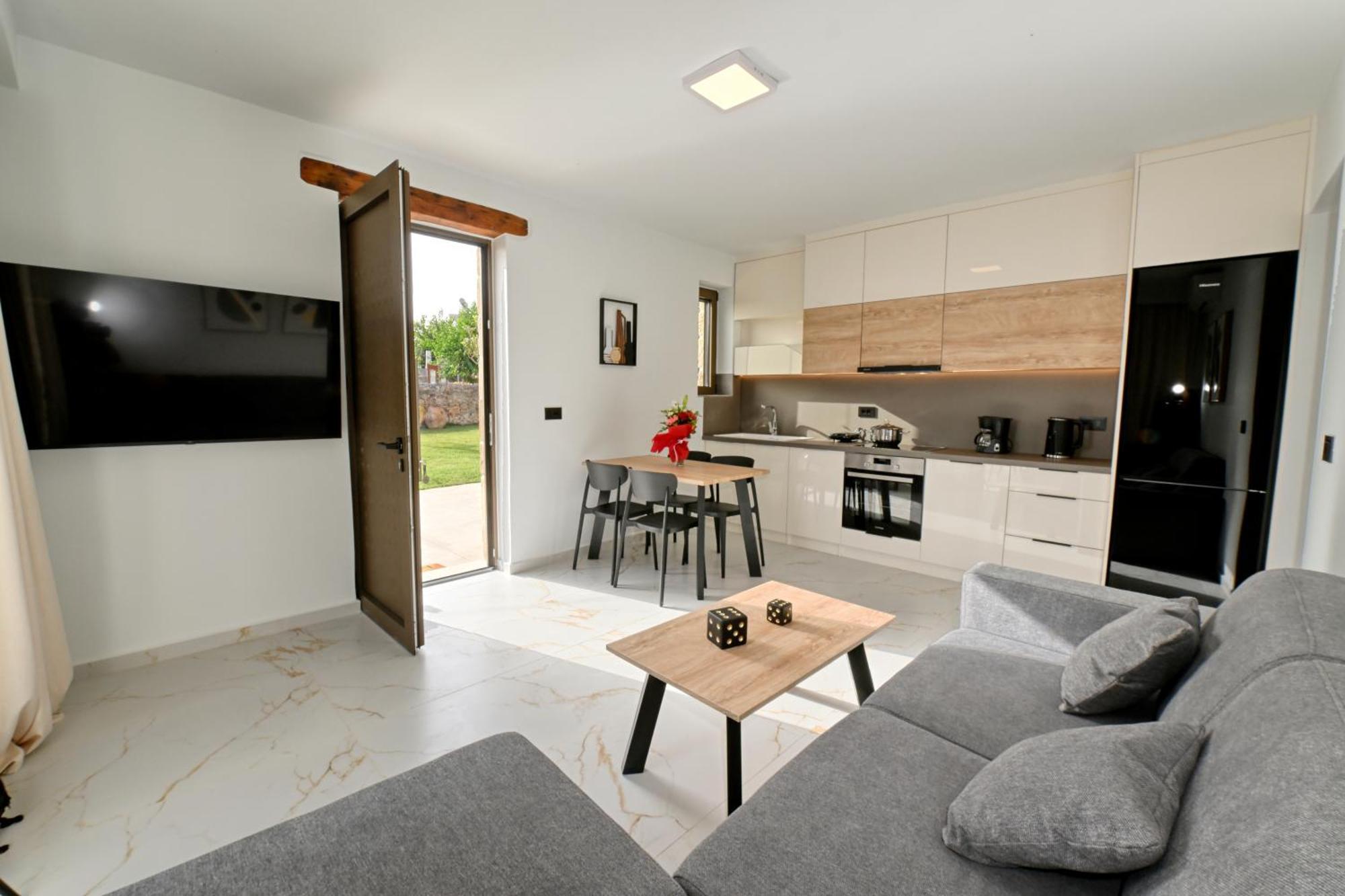 Eagle Bay Loft Daire Kíssamos Dış mekan fotoğraf